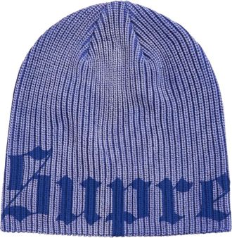 SUPREME SS26 Old English Printed Beanie Royal SUP-SS26-1007-RYL