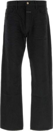 Fear of God Black Straight Leg Jeans