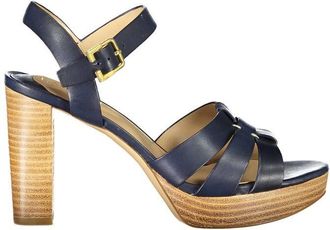 Ralph Lauren Blue Leather Womens Sandal