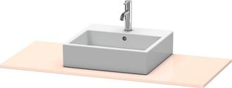 Duravit Consola Duravit Xsquare 060d, 800 X 550 Mm, 1 Recorte, Color (frente/cuerpo): Perla De Albaricoque Laca De Alto Brillo - Xs060d01010