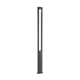 Lucande Farola exterior de aluminio negro