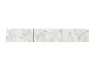 VENTE-UNIQUE.COM Mueble de tv suspendido madera blanco
