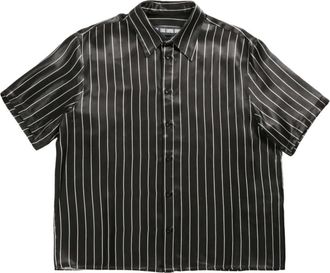 LGN Louis Gabriel Nouchi pinstriped shirt - Nero