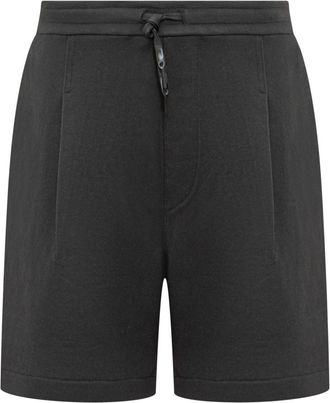 A Paper Kid Black Solid Shorts