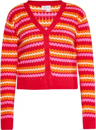 Izia Vest Dames Rood Veelkleurig