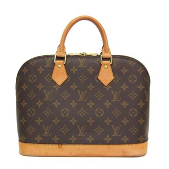 Louis Vuitton Alma Handbag Monogram Canvas Brown Canvas Handbag (Pre-Owned)