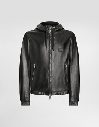 (送料・関税込))DOLCE & GABBANA Hooded jersey jacket Dolce & Gabbana zip-up hooded jersey jacket from $1,420.00