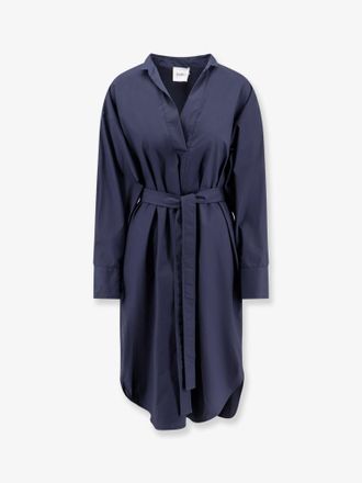 Nude Vestito in cotone con cintura - NUDE - gender_Woman