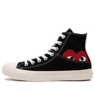 Converse x COMME des GARCONS Chuck 70 Hi Half Logo Black Red 1CL877
