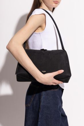 Alaia Shoulder Bag Le Bouledogue, Womens, Black