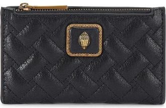 Kurt Geiger Pimlico Bifold Portemonnee - Dames - Accessoires - Zwart - Maat: ONE Size Leer
