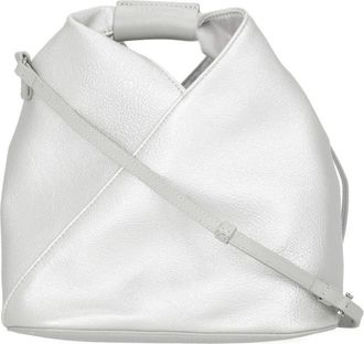 Maison Margiela Folded Silver Crossbody Bag with Adjustable Strap
