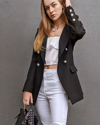 Belle & Bloom Princess Polina Textured Weave Blazer