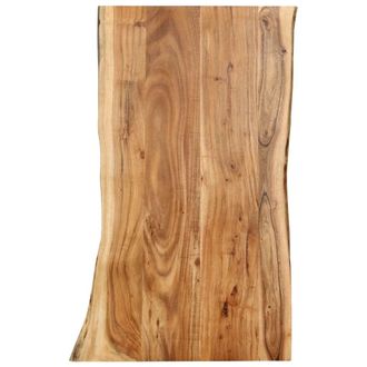 vidaXL Piano Del Tavolo In Legno Massello Di Acacia 100x(50-60)x2,5 Cm - Vidaxl