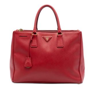 Prada Pre-owned Prada Large Saffiano Lux Galleria Double Zip Satchel Ladies IHWVQ4J3VQXS0PPU
