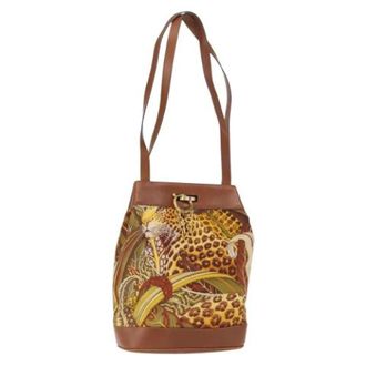 Ferragamo Borsa a spalla in tela Pre-owned - - Pre-owned - Donna - Multicolore - ONE SIZE