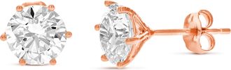 Vir Jewels 5 cttw Lab Grown Diamond Stud Earrings in 14K Gold With Push Backs For Women