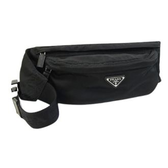 Prada Vintage, unisex, Zwart, ONE Size, Nylon, Pre-owned Vintage Sling Bag