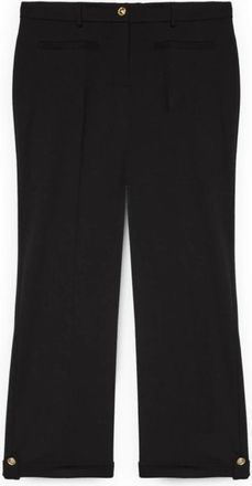 Fiorella Rubino Straight Broeken - Dames - Straight fit broeken - Zwart - M - Broeken