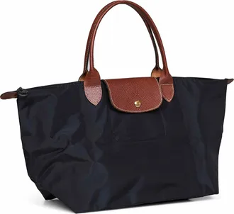 Longchamp Womens Handbag Le Pliage Original L Black Polyamide Handbags Hand Bags