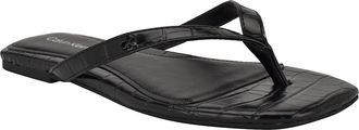 Calvin Klein Womens Womens Stelea Sandal - Black - 7H