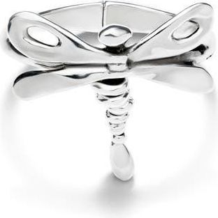 UNOde50 Bangle Bracelet with a Dragonfly in Silver at Nordstrom, Size Medium