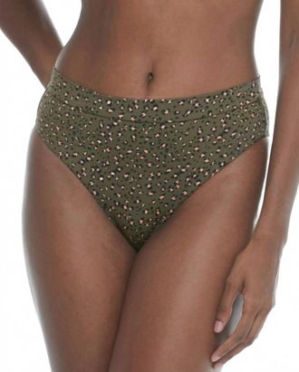 Body Glove Feline Marlee High-Waist Bikini Bottom In Desert