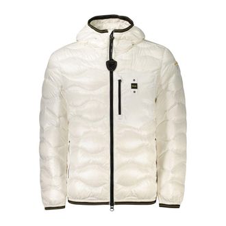 Blauer White Polyamide Mens Mens Jacket