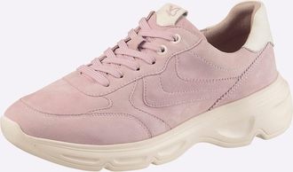 Caprice Sneaker CAPRICE, Damen, Gr. 37, ros&eacute;, Glattleder, Leder, Veloursleder, Schuhe Sneaker