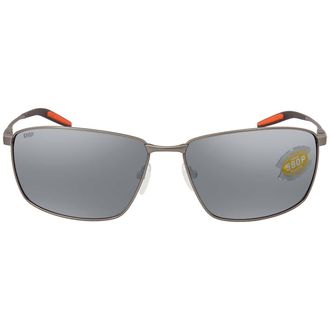 Costa TURRET Grey Silver Mirror Polarized Polycarbonate Titanium Mens Sunglasses TRT 228 OSGP 63