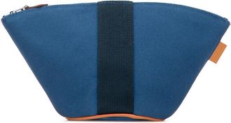 Herm&egrave;s Pre-owned Hermes Mini Toile Palmyre Pouch Q1YR5H5XAOC0OTDY