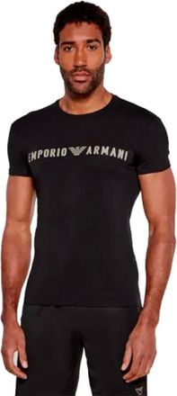 Emporio Armani Hombre, Camisetas, Negro, Talla: M