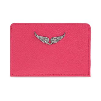 Zadig&Voltaire Wallets & Cardholders, female, Pink, Size: ONE SIZE Leather Card Holder