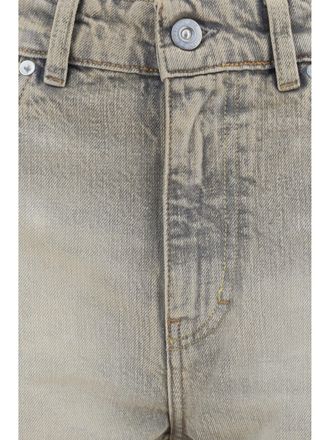 Our Legacy Womens Straight-Leg Denim Jeans Wolfpack Cotton