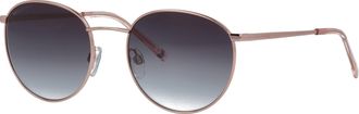 Marc O'Polo Sonnenbrille MARC OPOLO Modell 505101, Damen, rosa (rosegoldfarben, grau), matt, metallic, Sonnenbrillen Sonnenbrille, Panto-Form