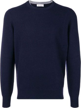 Brunello Cucinelli Hombre, Jerseys, Azul, Talla: 3XL