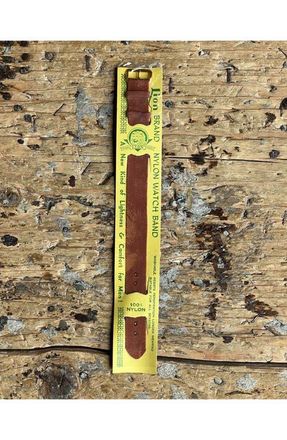 Fortela Lion Rust Cotton Strap in Silver at Nordstrom
