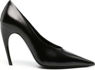 Nensi Dojaka 110mm leather pumps - women - Calf Leather/Calf Leather/Calf Leather - 37 - Black