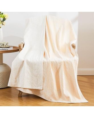 Melange Home Mélange Home Hand-Stitched Reversible Kantha Throw