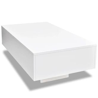 Berkfield Home Coffee Table High Gloss White