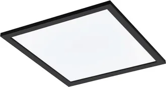 Eglo Plafoniera Moderna Salobrena-Z Alluminio Nero Luce Led Integrato 21,5W