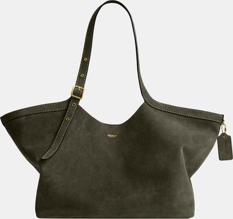 Coach Womens Gramercy Tote Bag - Green Leather - One Size