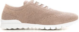 Kiton Kasjmier Vetersneaker met Antislipzool - Heren - Sneakers - Beige - 42 EU - Kasjmier - Schoenen