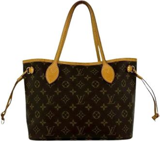 Louis Vuitton Pre-owned Neverfull Monogram Tote Bag - Dames - Vintage Shopper - Bruin - ONE Size - Vintage