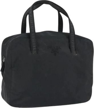 Prada Pre-owned Vintage Nylon Handtas - Dames - Vintage Handtas - Zwart - ONE Size - Nylon - Vintage