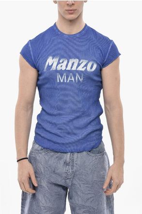 Dsquared2 Crewneck T-Shirt MANZO MAN Ribbed Cotton size Xl