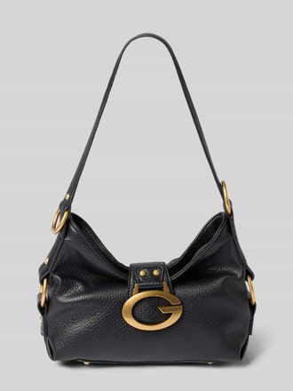 Guess Schultertasche in Leder-Optik Modell CAMDEN in Black, Gr&ouml;&szlig;e 1