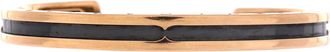 Bulgari B. Zero1 Cuff Bracelet 18K Rose Gold and Coated Stainless Steel