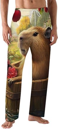 Generic Capybara Mens Pajama Pant Sleepwear Lounge Pj Bottoms Nightwear for House M