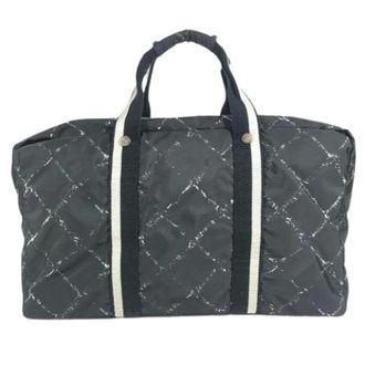 Chanel unisex, Pre-owned, Zwart, Maat: ONE Size Nylon